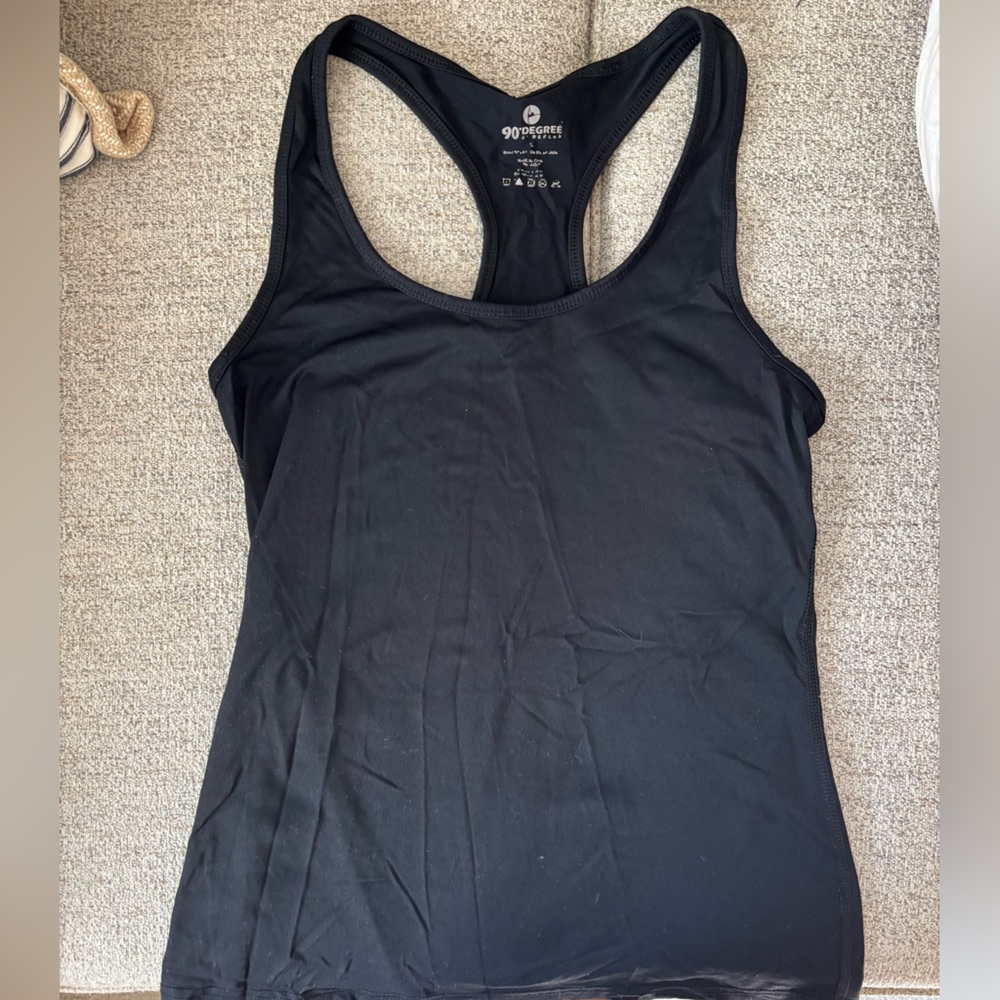 90 Degree By Reflex Black Tank Top